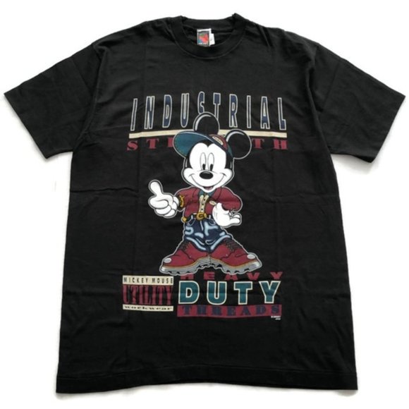 Disney Mickey Mouse T-Shirt Graphic Tee Vintage - Picture 1 of 4